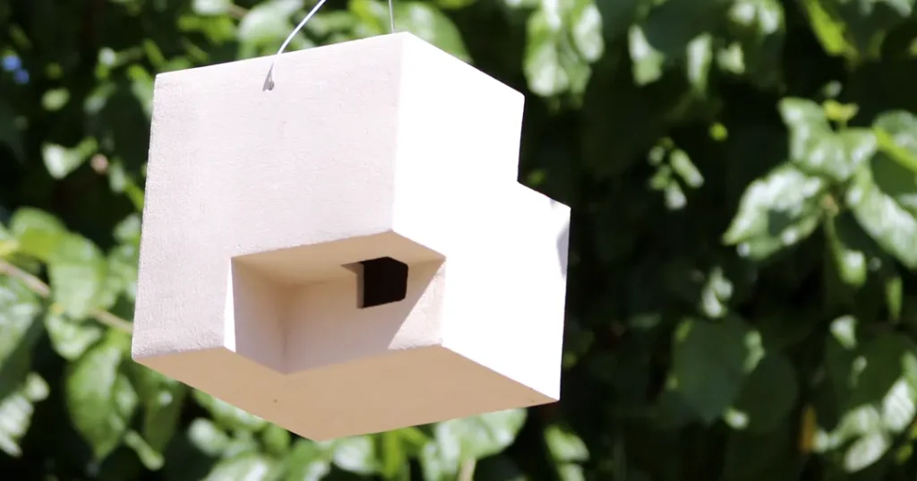 Casitas para un pájaro moderno