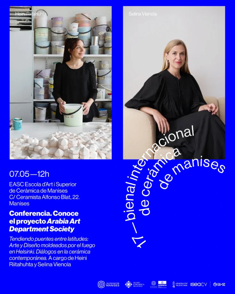 Conferencia. “Tendiendo puentes entre latitudes: Arte y Diseño moldeados por el fuego en Helsinki”.